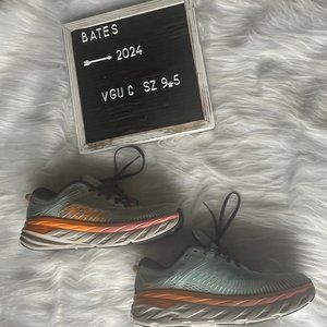 Women's Hoka Bondi 7 sz 9.5 VGUC Blue Haze/Black Iris